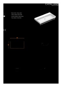 Catalano New Zero 100x50 umywalka ceramiczna nablatowa 110ZP00 - obrazek 5