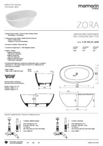 Marmorin ZORA 162X87X62 wanna wolnostojąca marmurowa P_W_531_01_1628 - obrazek 3